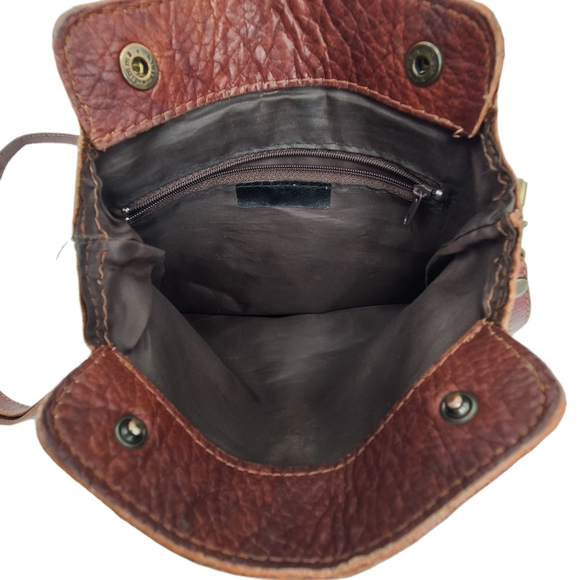 Pelletterie Di Mario Italian Leather Crossbody Bag - Picture 3 of 9